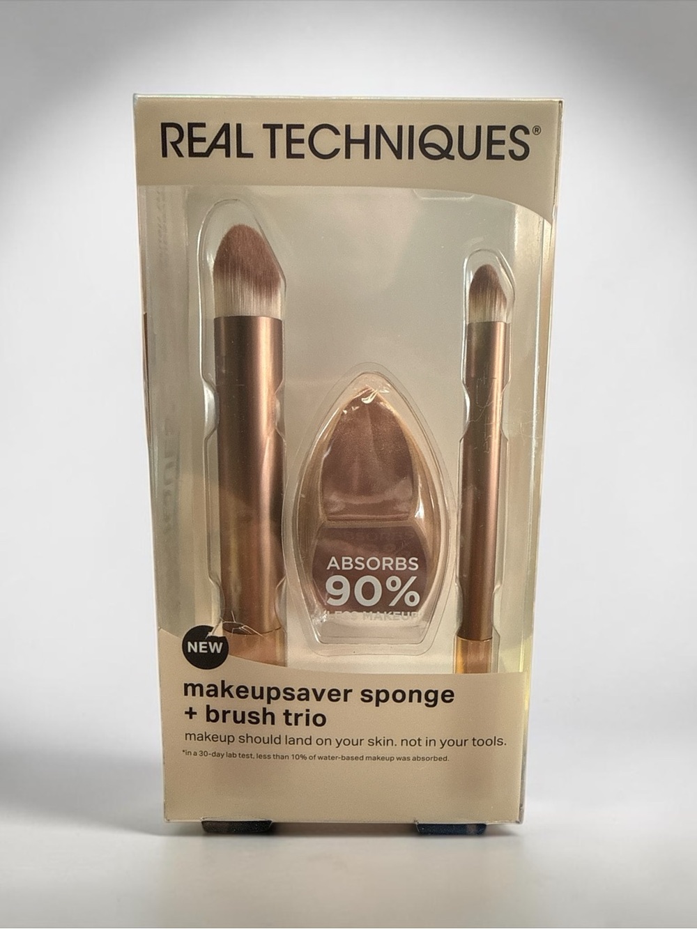 Real Techniques Rose Gold Sponge and Brush Trio